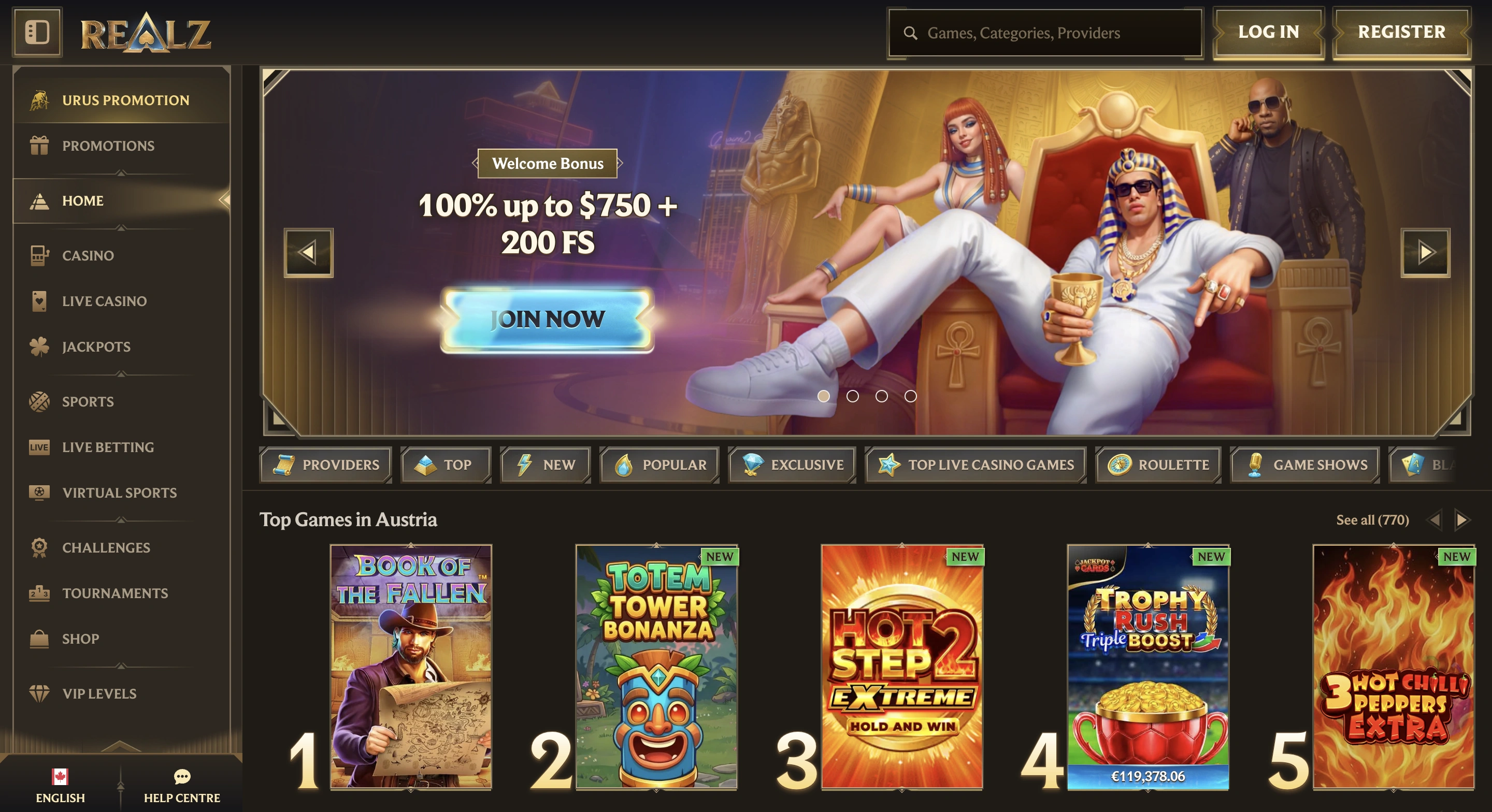 Realz Casino data handling and AML procedure